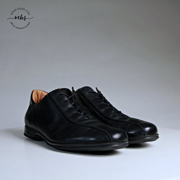 Coach‎ Corwin Stitched Italian Leather Lace Up Oxfords Black Men 12 main image 12